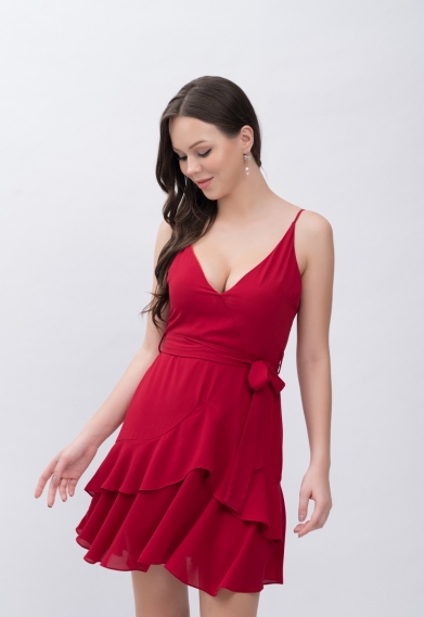 Sukienka czerwona ALESSIA