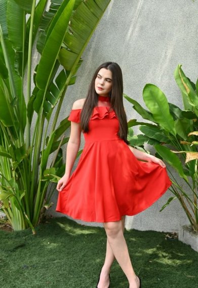 Sukienka ALAIA RED